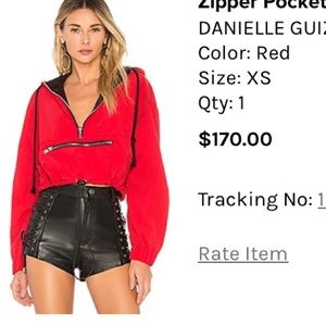 Nylon Zipper Pocket Hoodie from Danielle Guizio